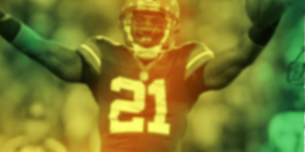 Featured image of Charles Woodson with green and gold overlay